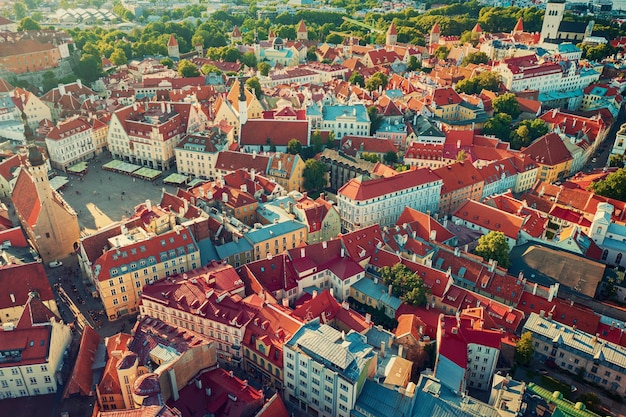 Veduta aerea di Tallinn