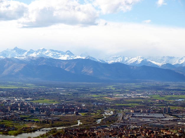 Veduta aerea di Torino