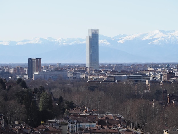 Veduta aerea di Torino