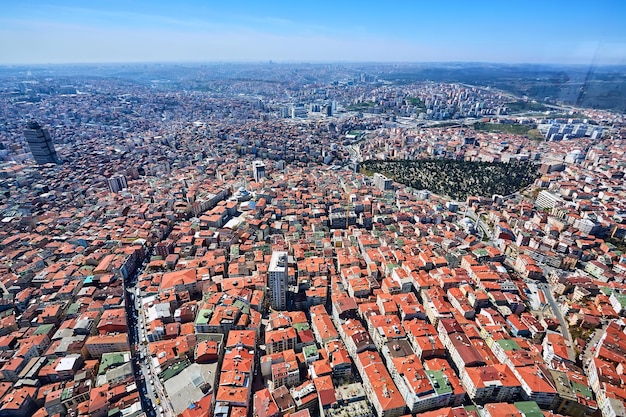 Veduta dei tetti di Istanbul