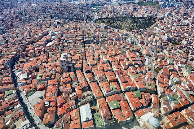 Veduta dei tetti di Istanbul