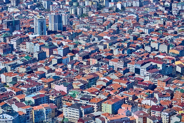 Veduta dei tetti di Istanbul