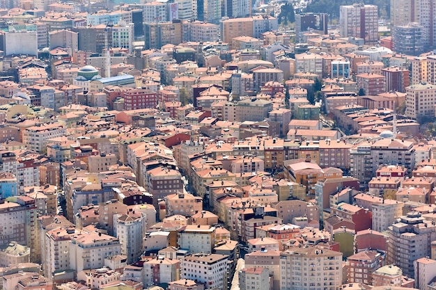 Veduta dei tetti di Istanbul