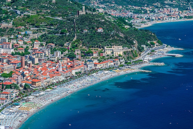 Veduta del Borgo di Noli sulla Riviera Ligure