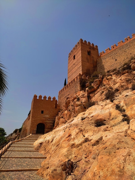 Veduta del castello di Alcazaba di Almeria