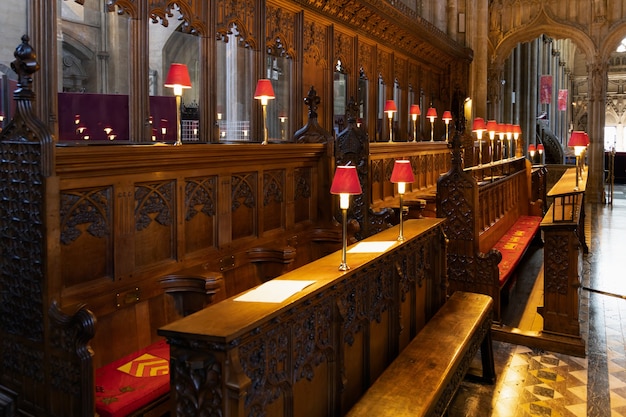 Veduta del coro della cattedrale di Bristol