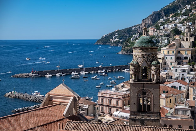 Veduta del Duomo di Amalfi dedicato a Sant'Andrea Primo Chiamato Apostolo