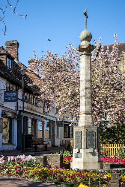 Veduta del Monumento ai Caduti a East Grinstead