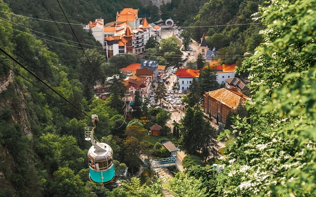 Veduta del parco di borjomi