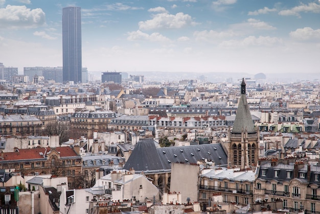 Veduta del Quartiere Latino e di Montparnasse, con Notre Dame