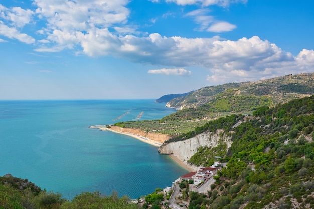 Veduta della costa garganica