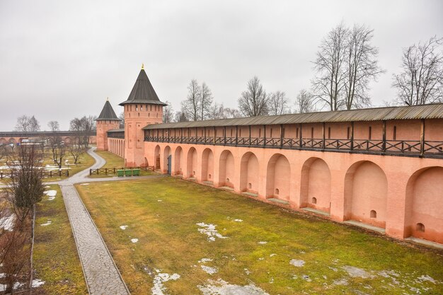 Veduta delle mura del Monastero del Salvatore Eutimio