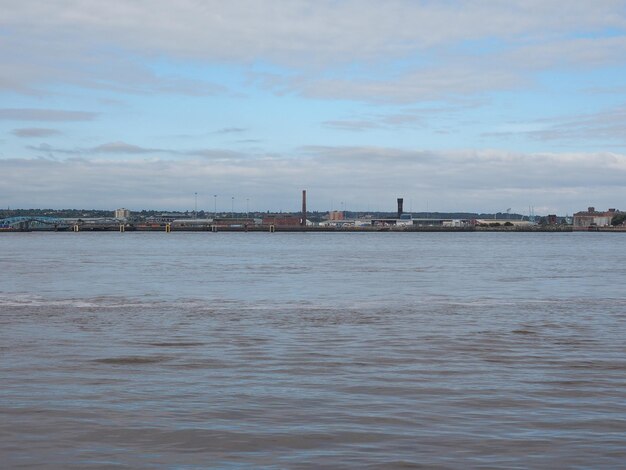 Veduta di Birkenhead a Liverpool