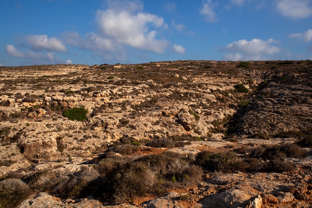 Veduta di Lampedusa, Sicilia