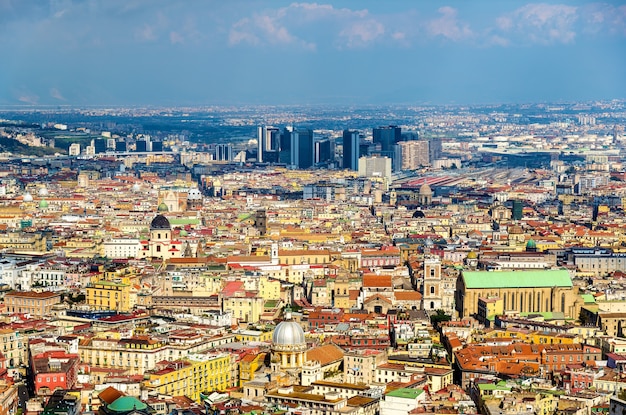 Veduta di Napoli verso il Centro Direzionale e Napoli Centrale - Italia