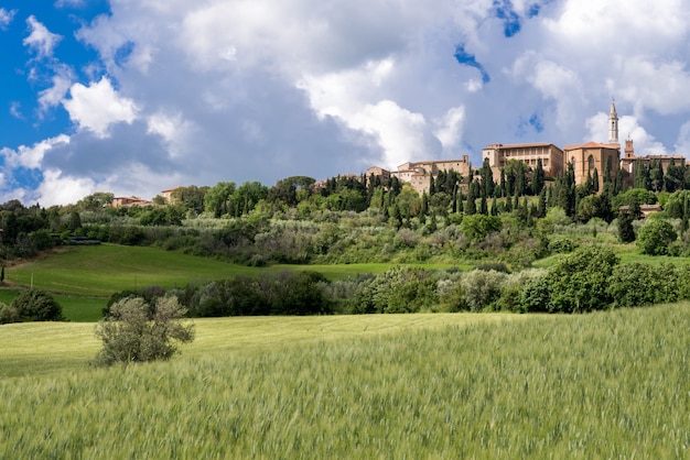 Veduta di Pienza Toscana