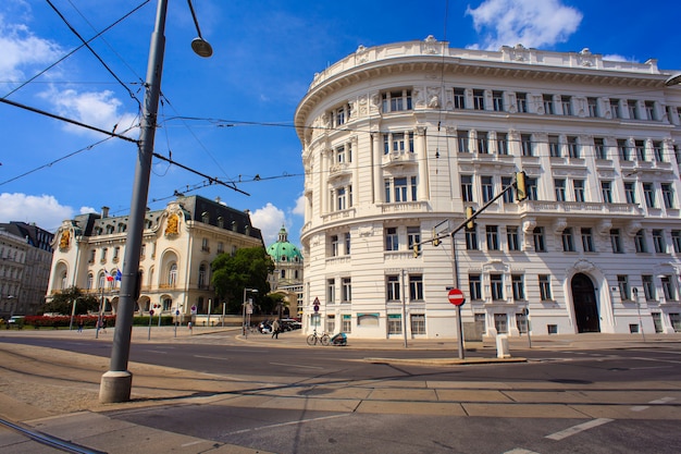 Veduta di un edificio storico a Vienna