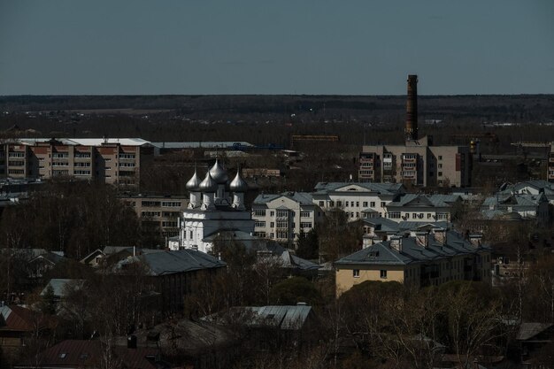 Veduta di Vologda dal campanile del Cremlino