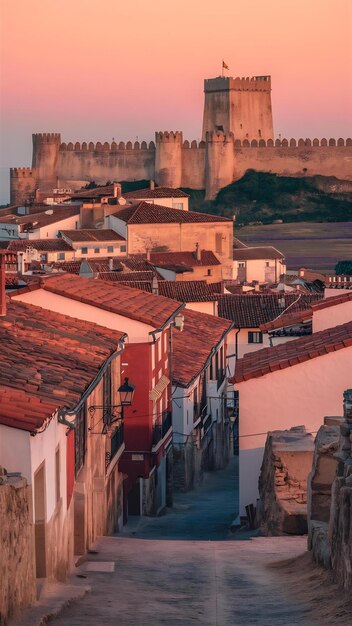 Veduta serale di albarracin