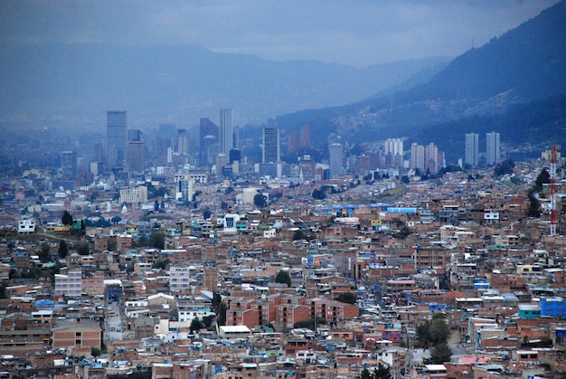Vedute panoramiche di Bogota, in Colombia