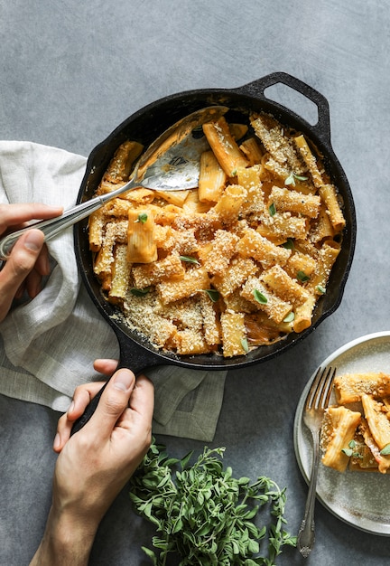 Vegan Mac n Cheese fatto in casa