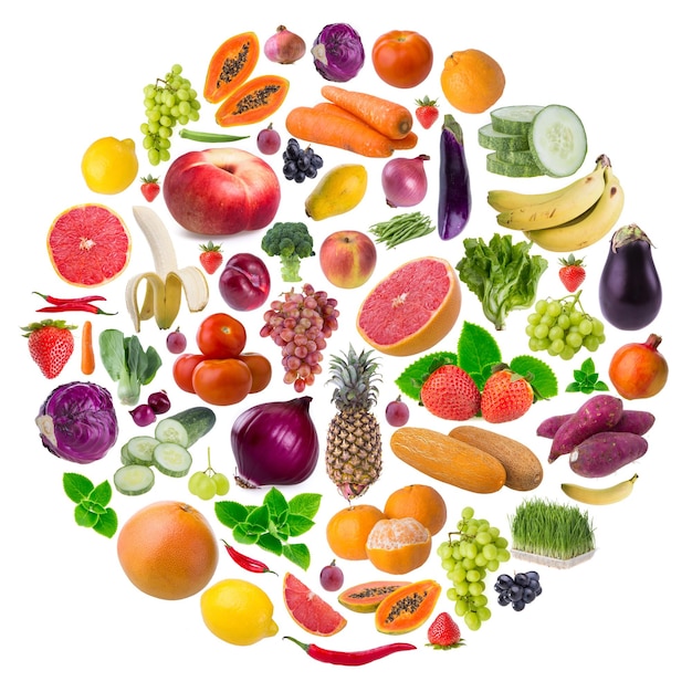 vegetale isolato su uno sfondo bianco