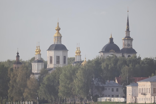 veliky ustyug chiesa paesaggio russia nord religione architettura