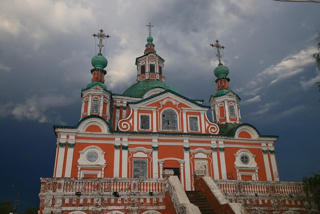 veliky ustyug chiesa paesaggio russia nord religione architettura