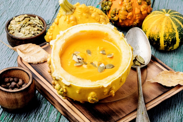 Vellutata di zucca alla zucca