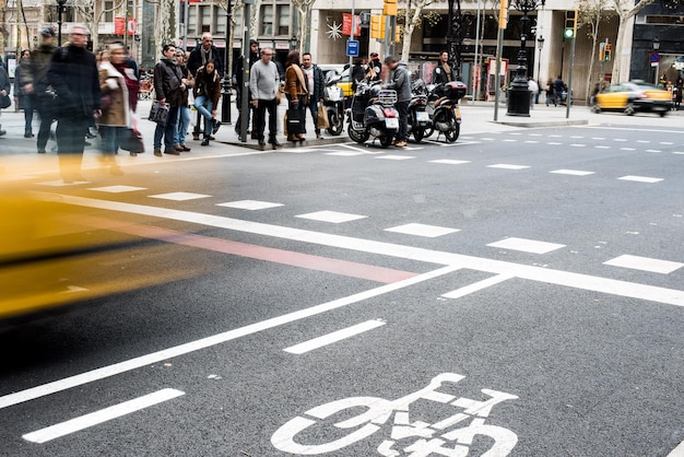 Velocità in strada a Barcellona