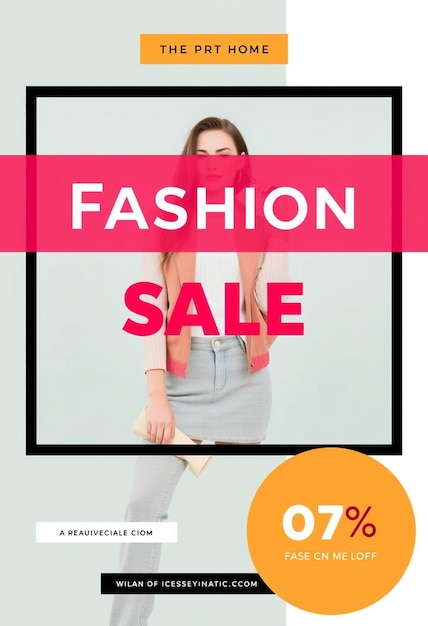 Venda di moda moderna semplice modello di post Instagram Premium