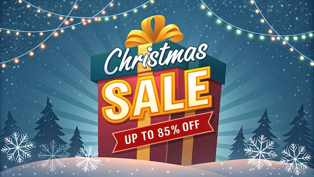 vendita di Natale con le migliori offerte scatole regalo decorative