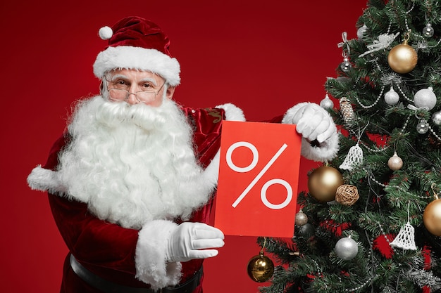 Vendita di Natale in un supermercato