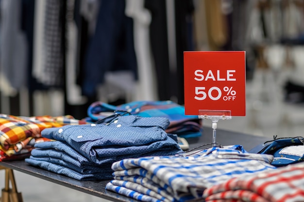 vendita Sconto del 50% per la pubblicità del telaio del display sopra la linea di abbigliamento nel negozio