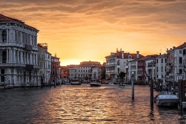 Venezia al tramonto Italia