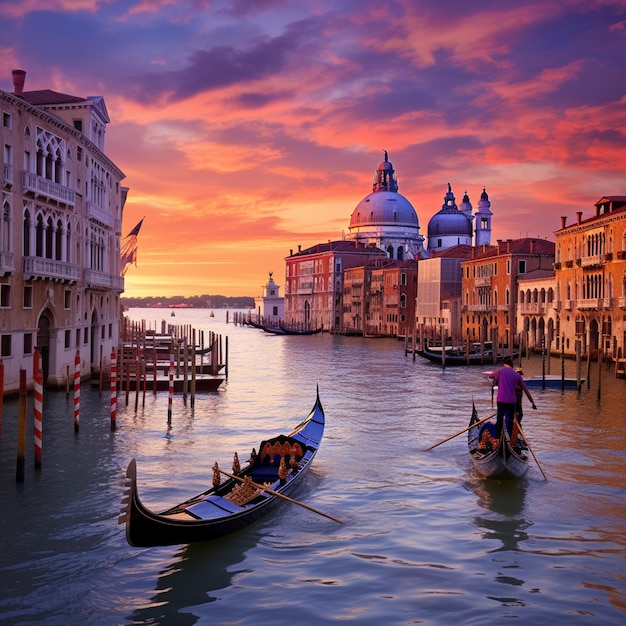 Venezia al tramonto