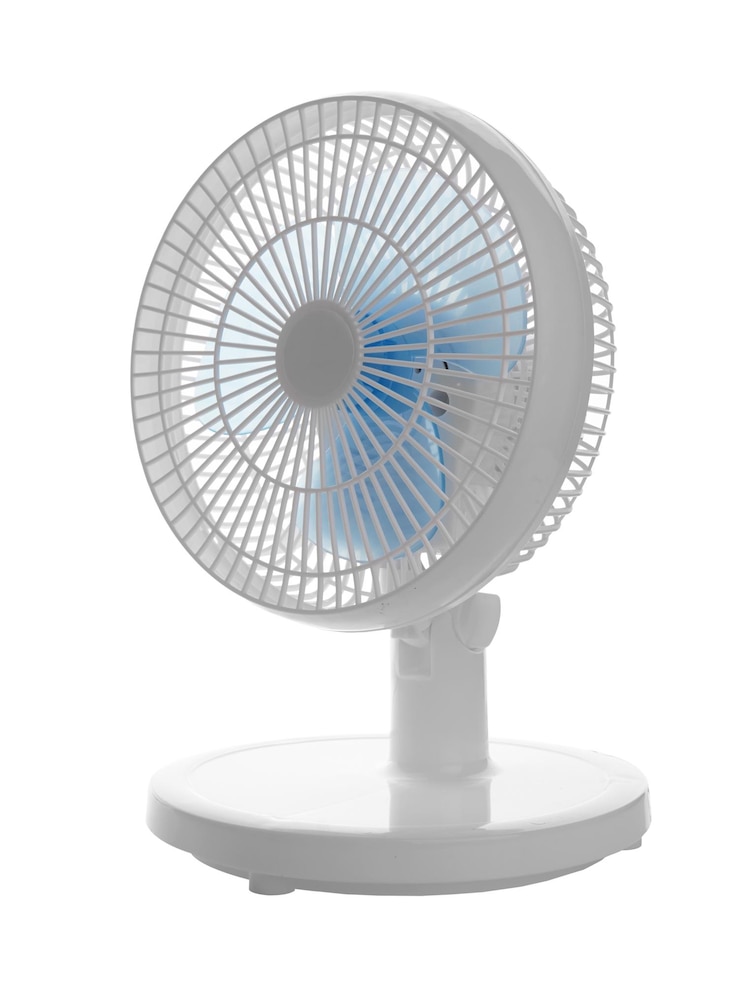 Foto ventilatore elettrico bianco