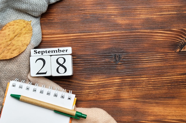 Ventottesimo giorno del calendario del mese autunnale settembre