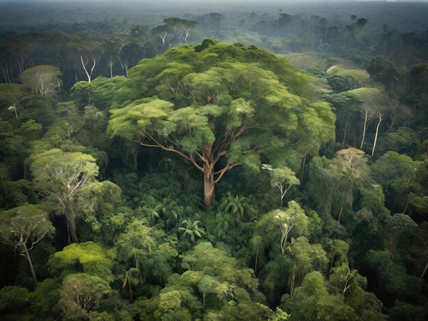 Verde foresta tropicale estate