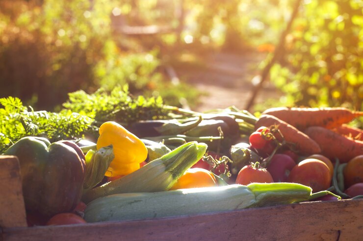Foto verdure biologiche dal giardino di casa