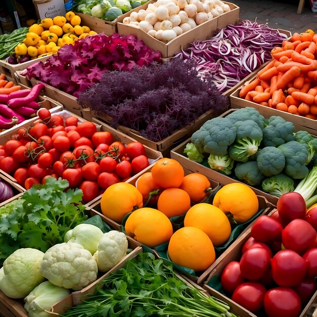 Verdure e ortaggi freschi biologici