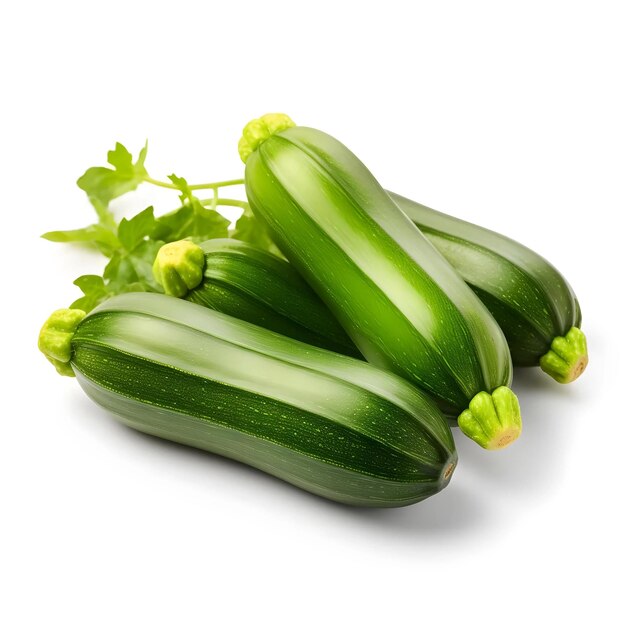 verdure isolate di zucchine per alimenti sani