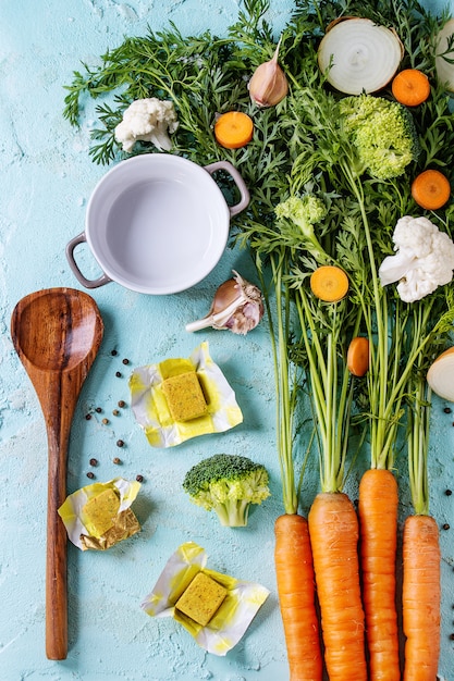 Verdure per cucinare la zuppa