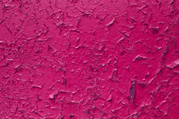 Vernice rosa peeling sulla trama