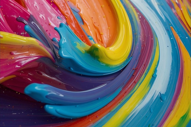 verniciatura a colori liquidi sullo sfondo in movimento