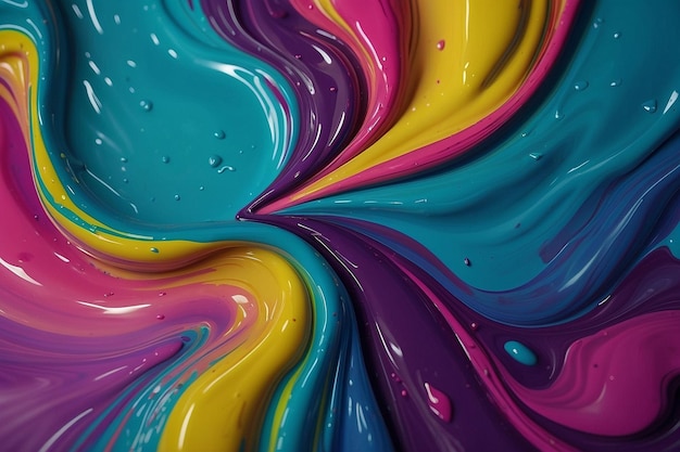 verniciatura a colori liquidi sullo sfondo in movimento