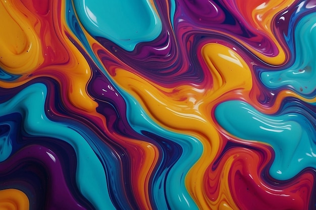 verniciatura a colori liquidi sullo sfondo in movimento