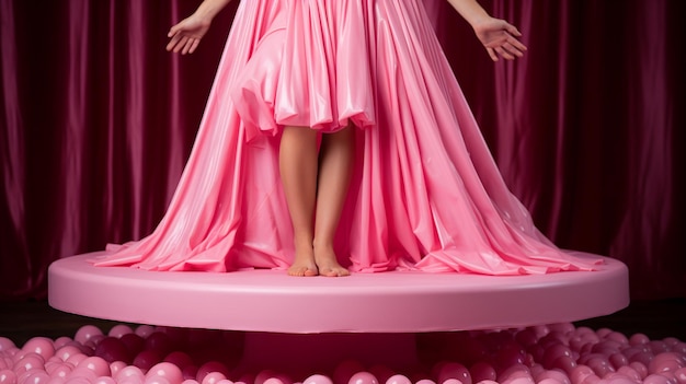 vestito di bambola barbie HD 8K carta da parati immagine fotografica