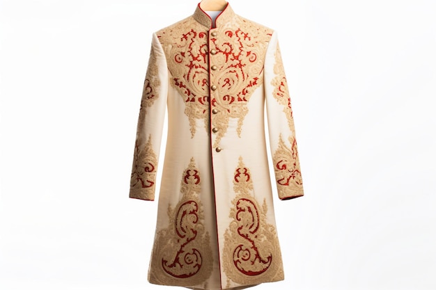 Vetrina di eleganza Sherwani isolata