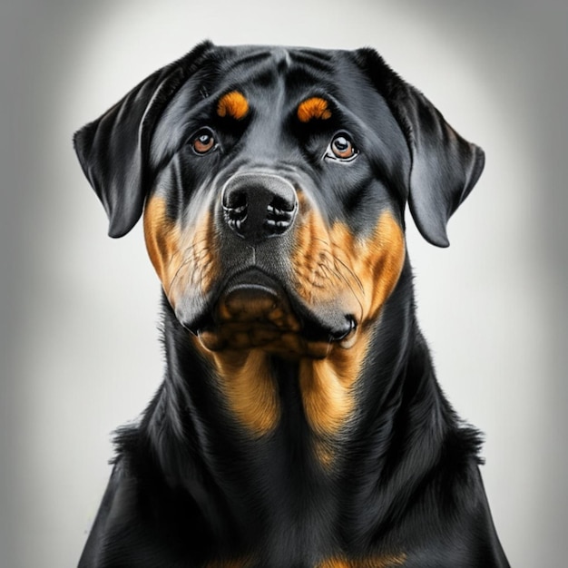 Vettore ai del cane Rottweiler